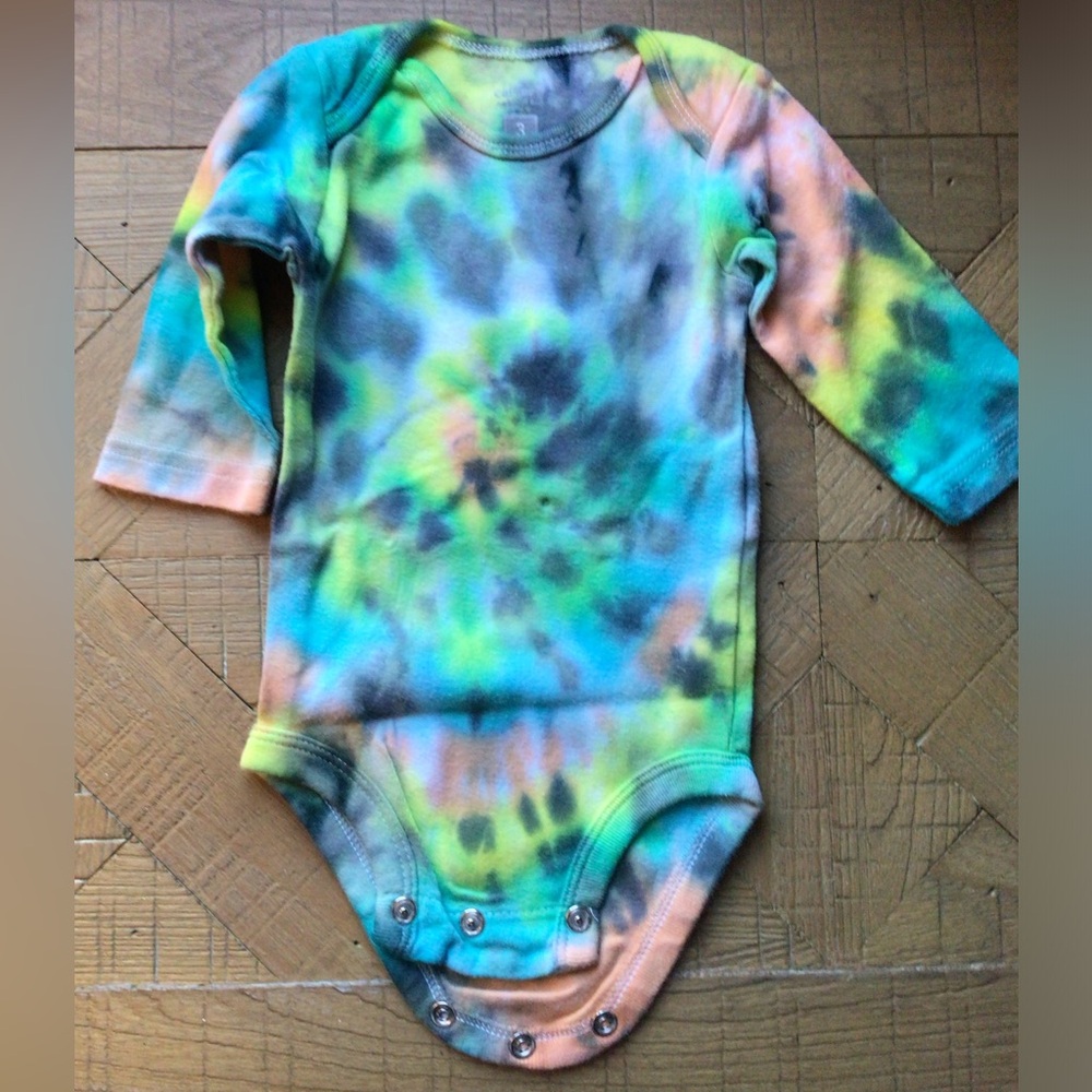 Carter's Multicolor Ice Dye Baby Onesie